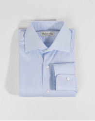 Castello d'Oro Light Blue Classic Shirt 100% Cotton thumbnail